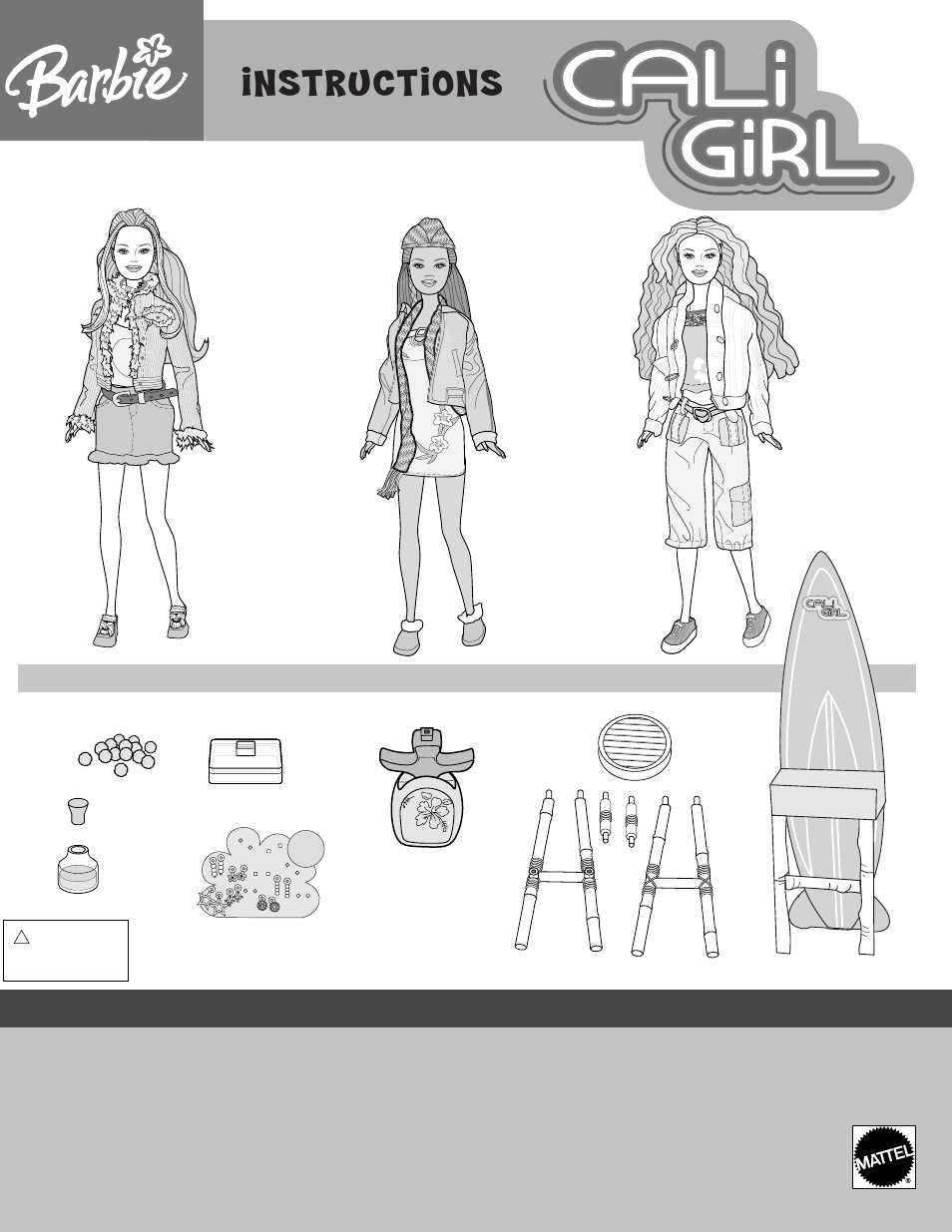 Mattel BARBIE C6789 User Manual | 4 pages