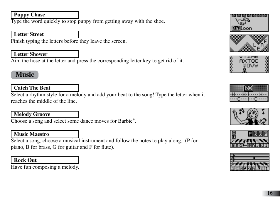 Music | Mattel B-Smart User Manual | Page 20 / 26