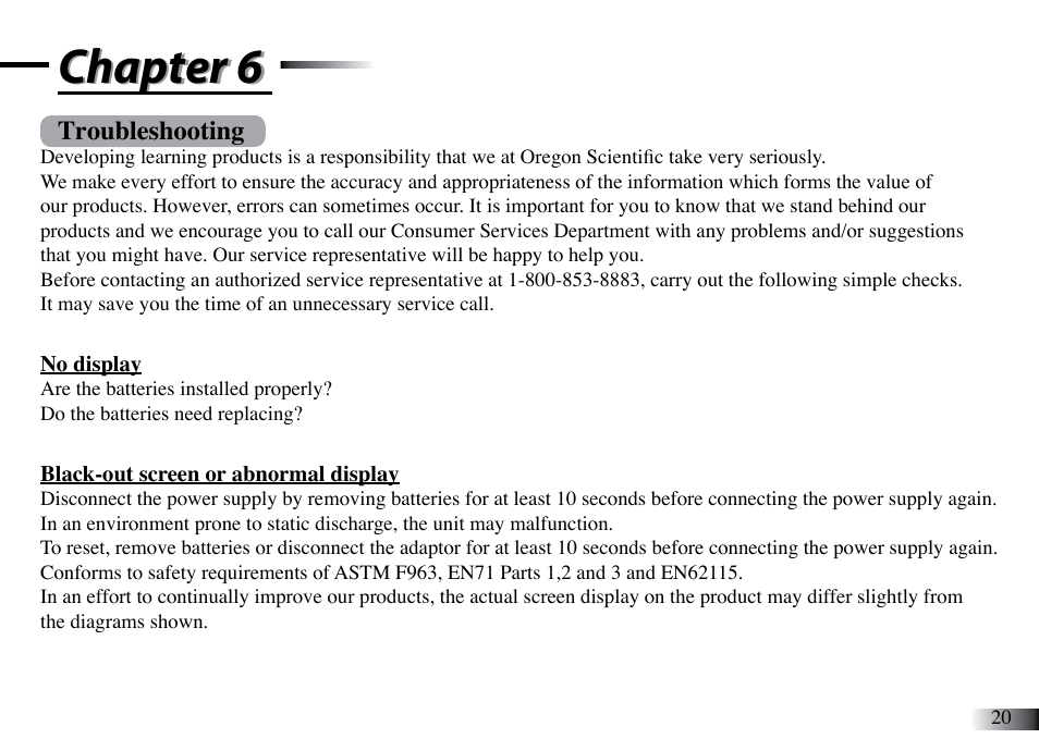 Chapter 6 | Mattel B-Smart User Manual | Page 24 / 26