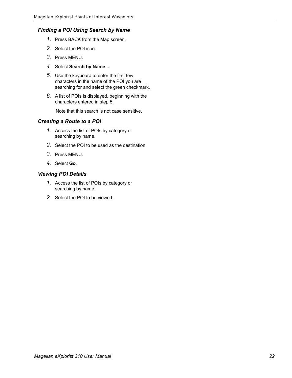 MiTAC MAGELLAN EXPLORIST 310 User Manual | Page 31 / 39