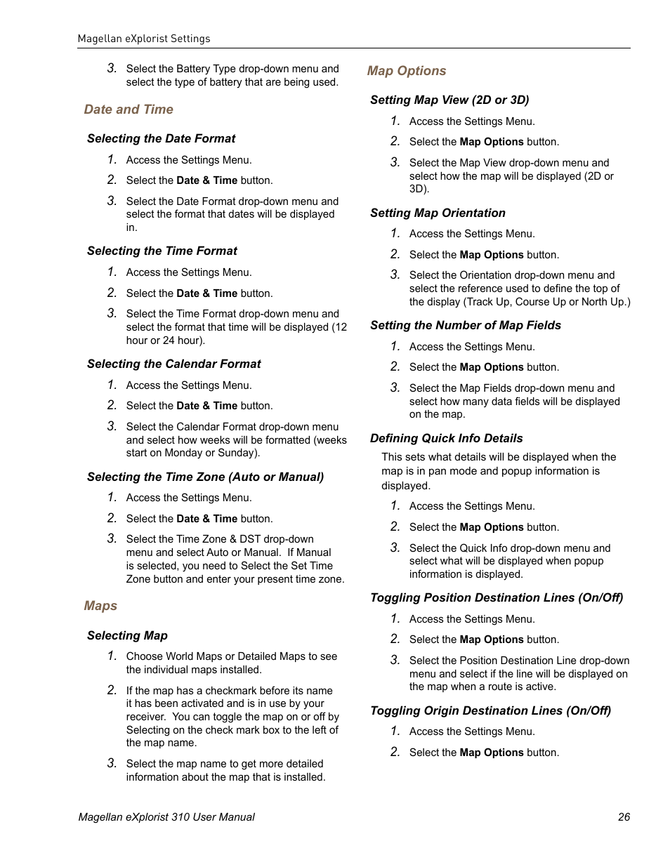 MiTAC MAGELLAN EXPLORIST 310 User Manual | Page 35 / 39