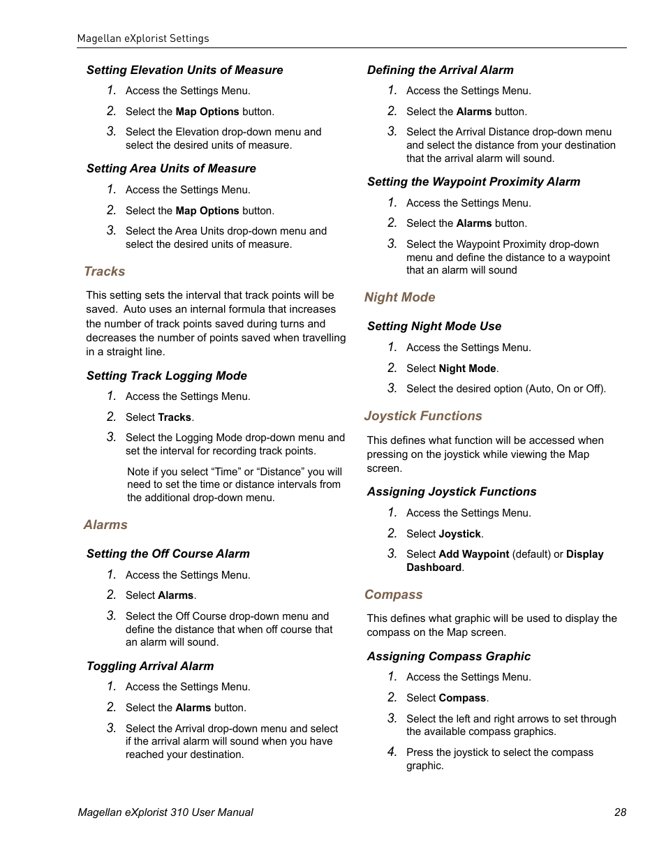 MiTAC MAGELLAN EXPLORIST 310 User Manual | Page 37 / 39