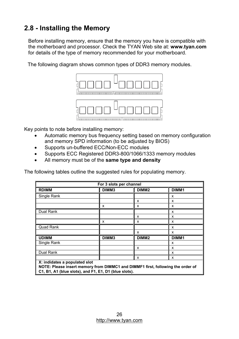MiTAC TYAN S7012 User Manual | Page 26 / 88