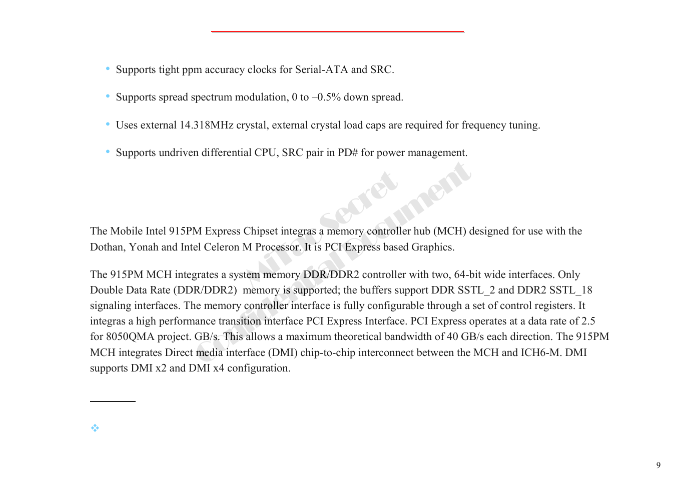 Mitac secret confidential document | MiTAC 8050QMA User Manual | Page 10 / 138
