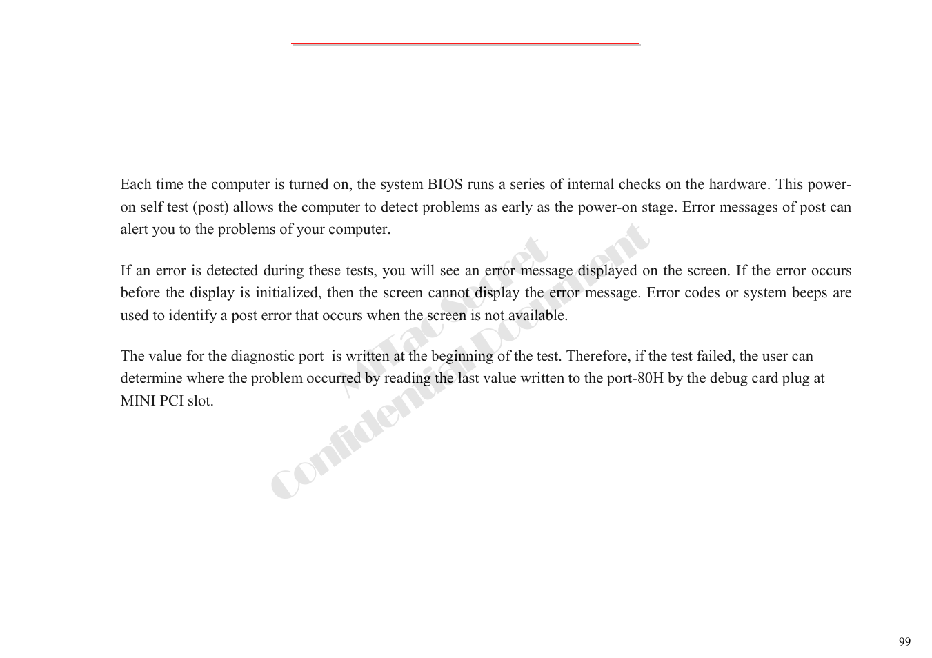 Mitac secret confidential document | MiTAC 8050QMA User Manual | Page 100 / 138