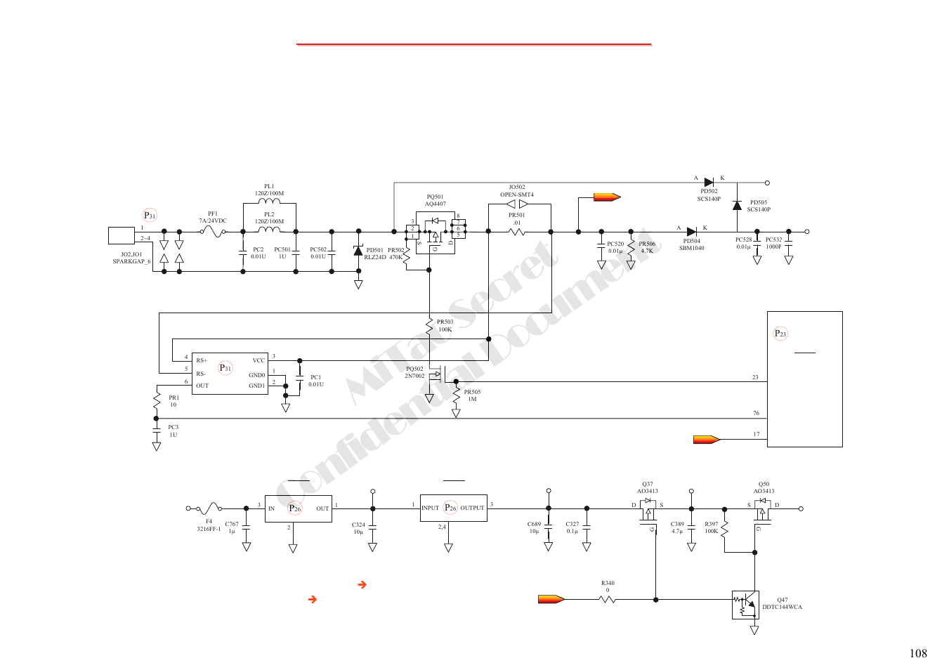 Mitac secret confidential document, 1 no power-4 | MiTAC 8050QMA User Manual | Page 109 / 138
