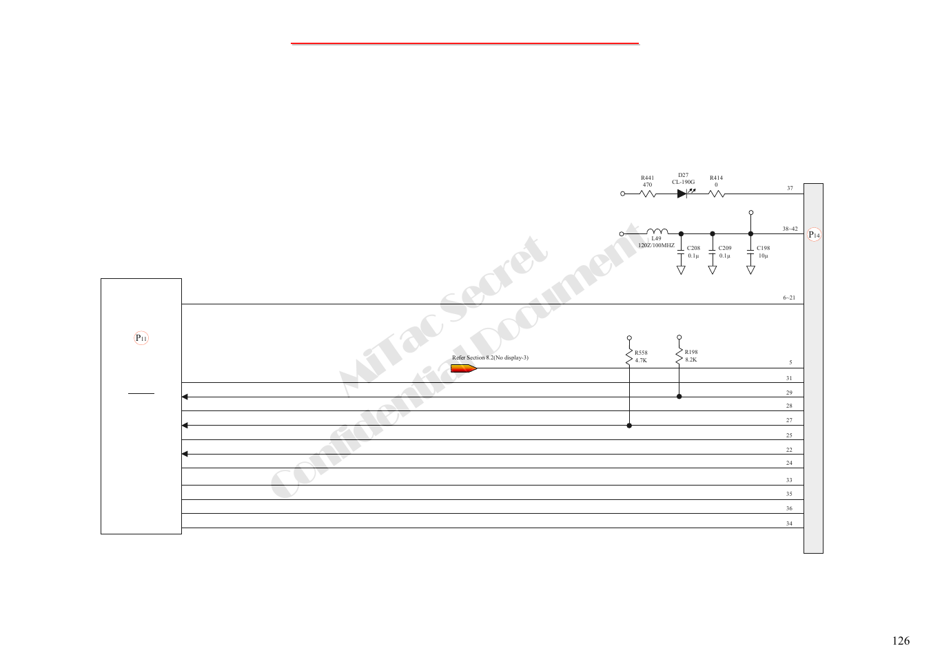 Mitac secret confidential document, 8 cd-rom drive test error-2 | MiTAC 8050QMA User Manual | Page 127 / 138