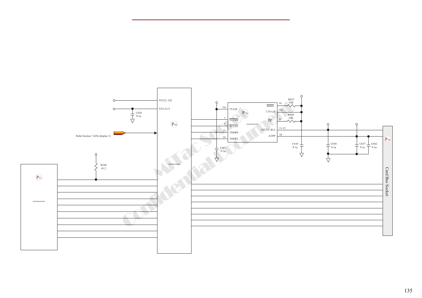 Mitac secret confidential document, 12 pc card socket test error-2, An error occurs when a pc card device is installed | MiTAC 8050QMA User Manual | Page 136 / 138