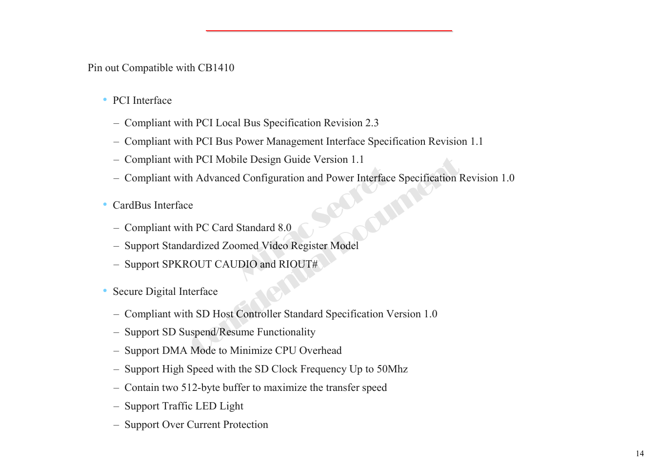 Mitac secret confidential document | MiTAC 8050QMA User Manual | Page 15 / 138