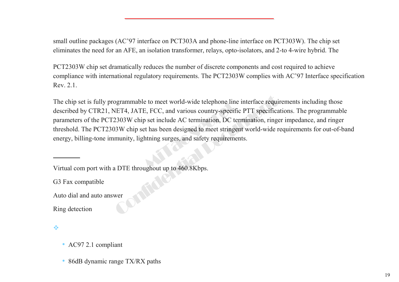 Mitac secret confidential document | MiTAC 8050QMA User Manual | Page 20 / 138