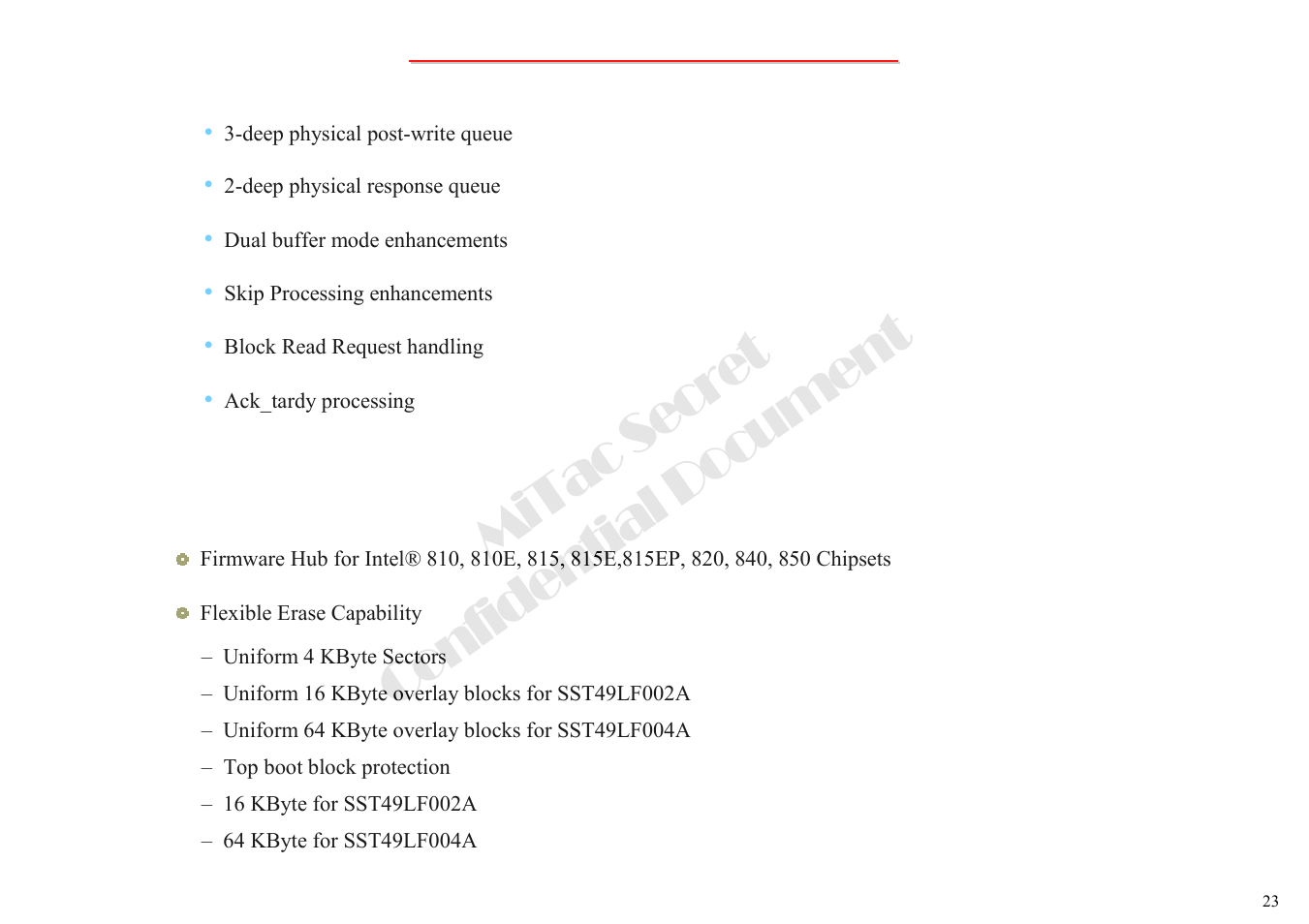 Mitac secret confidential document | MiTAC 8050QMA User Manual | Page 24 / 138
