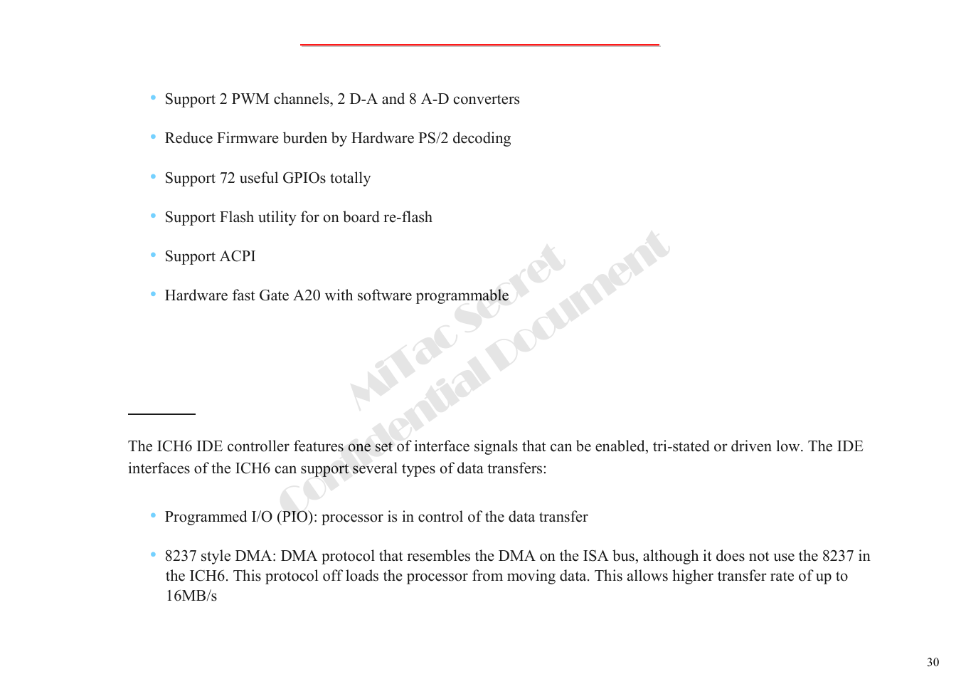 Mitac secret confidential document | MiTAC 8050QMA User Manual | Page 31 / 138