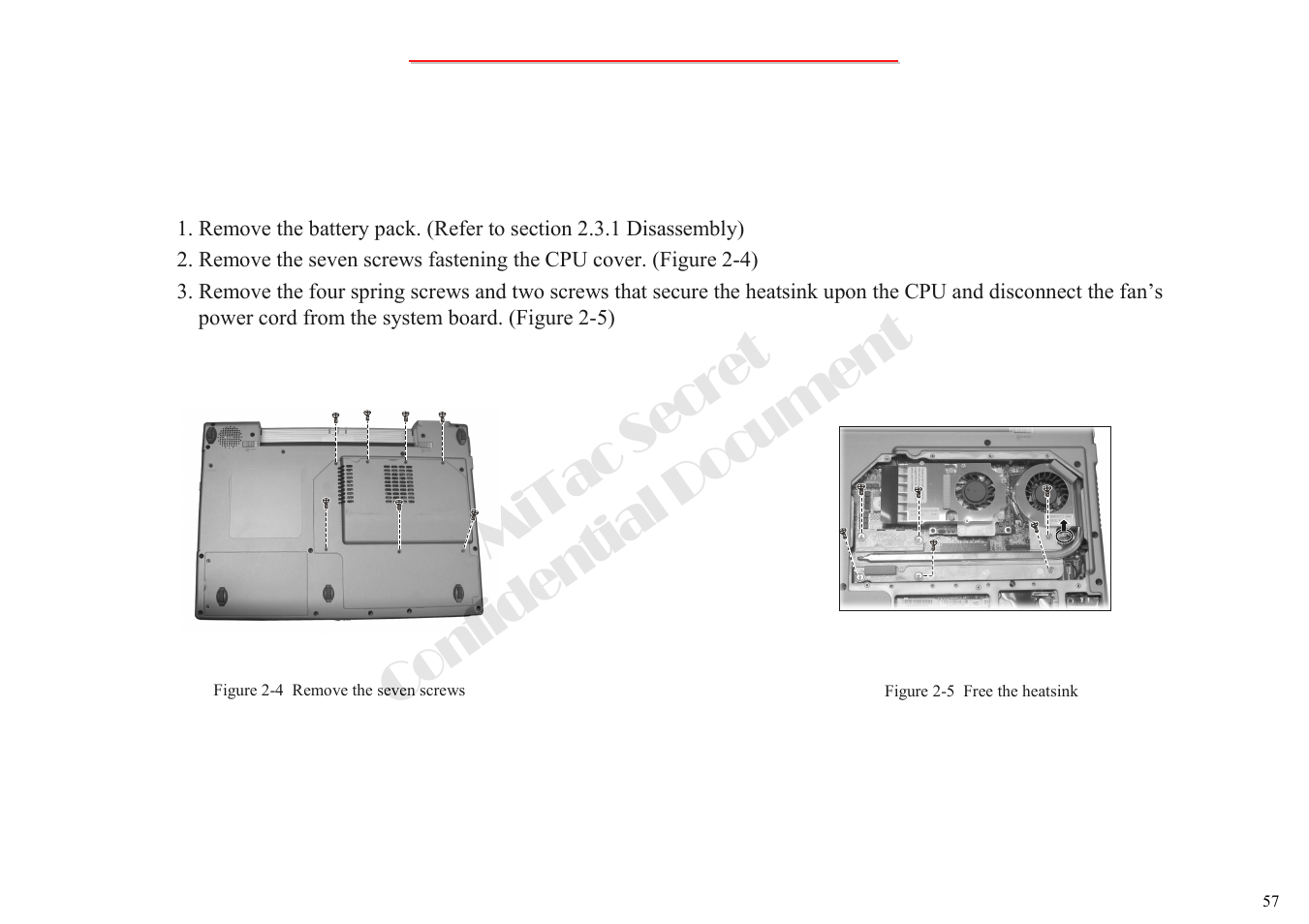 Mitac secret confidential document | MiTAC 8050QMA User Manual | Page 58 / 138