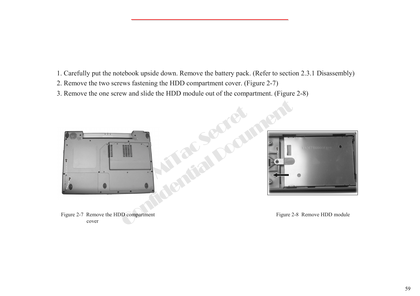 Mitac secret confidential document | MiTAC 8050QMA User Manual | Page 60 / 138