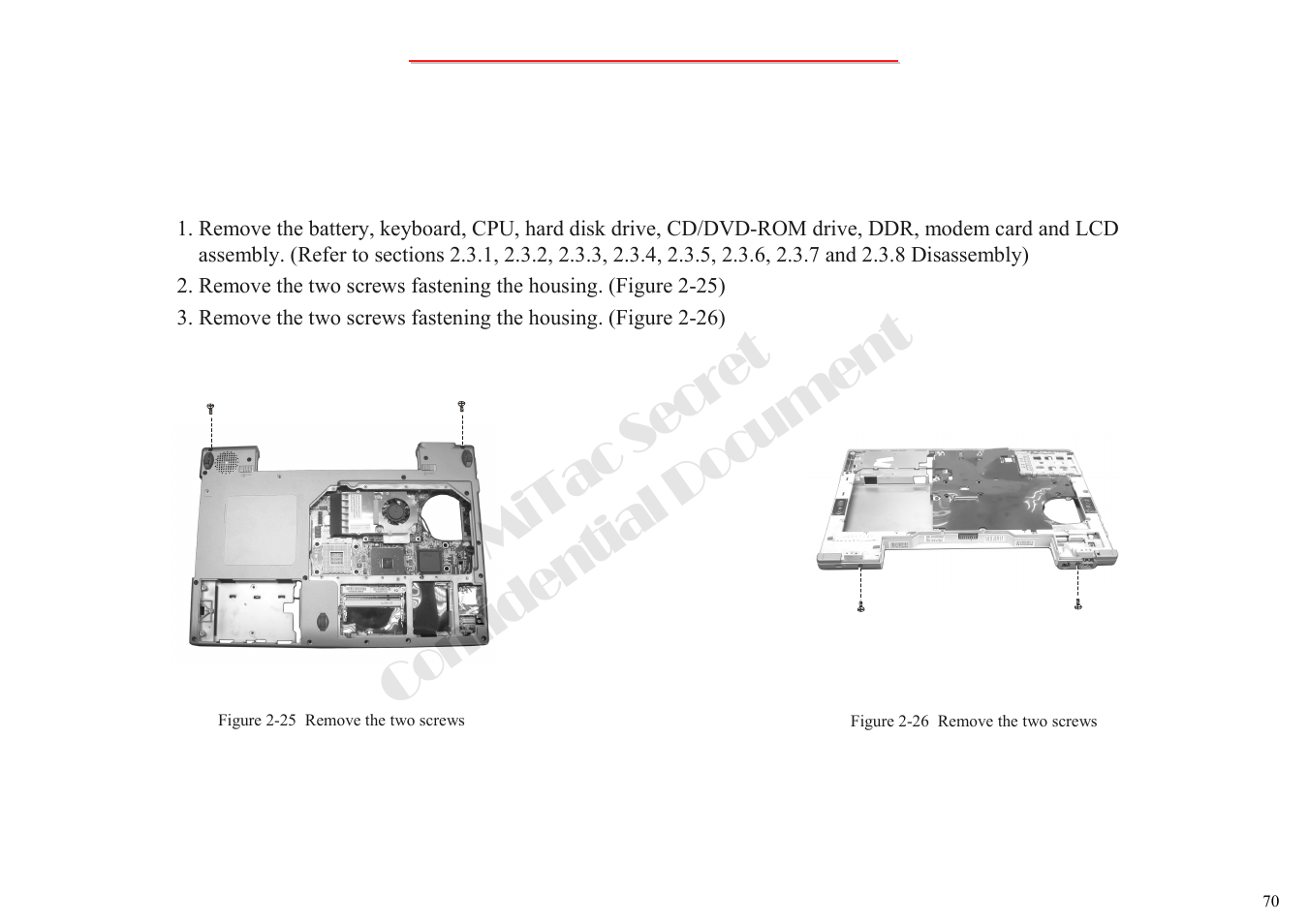 Mitac secret confidential document | MiTAC 8050QMA User Manual | Page 71 / 138