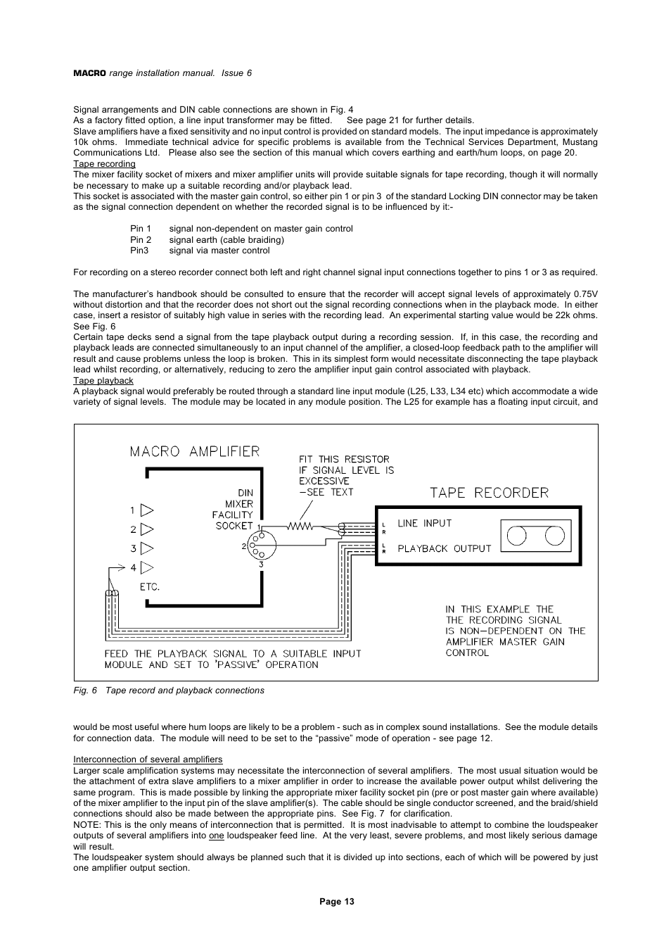 Mustang Communications M100/SD User Manual | Page 13 / 30