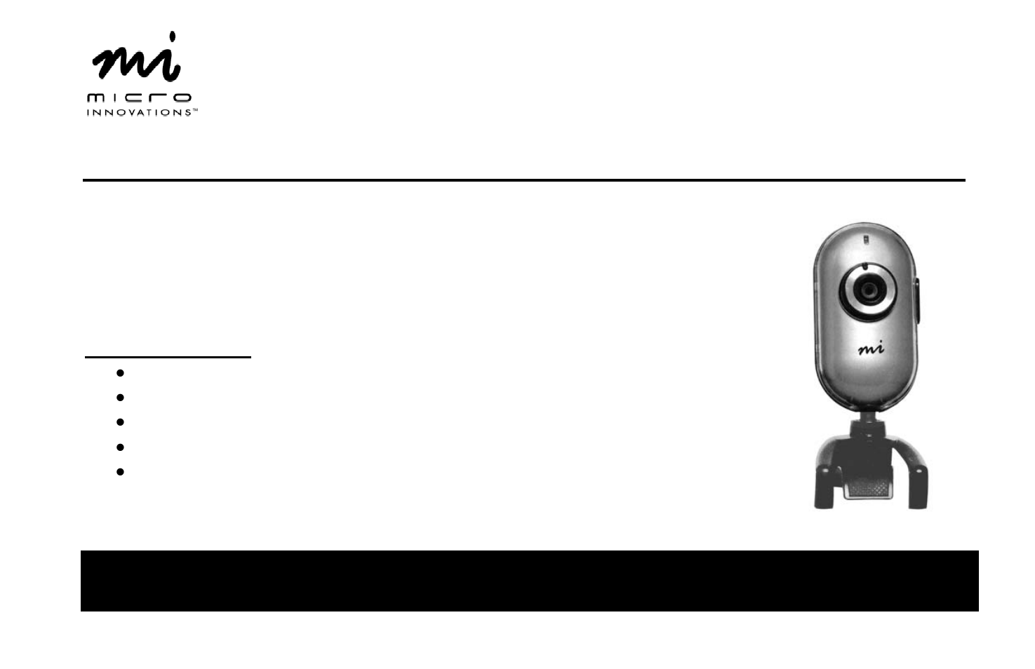 Micro Innovations IC465C User Manual | 1 page