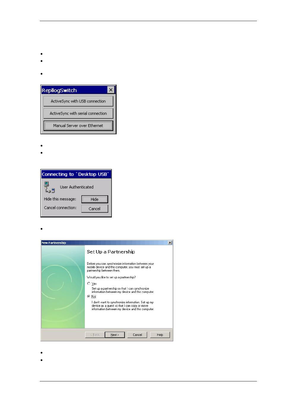 Procedure: activesync | Micro Innovations M000174-19 User Manual | Page 43 / 82