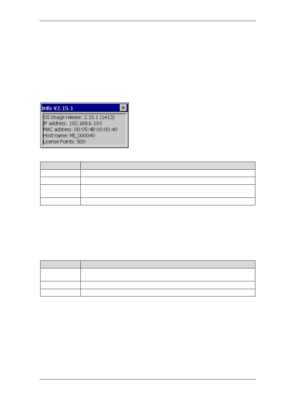 Device restart (reboot), Information display (info), File system size (storagememorysize) | Micro Innovations M000174-19 User Manual | Page 73 / 82