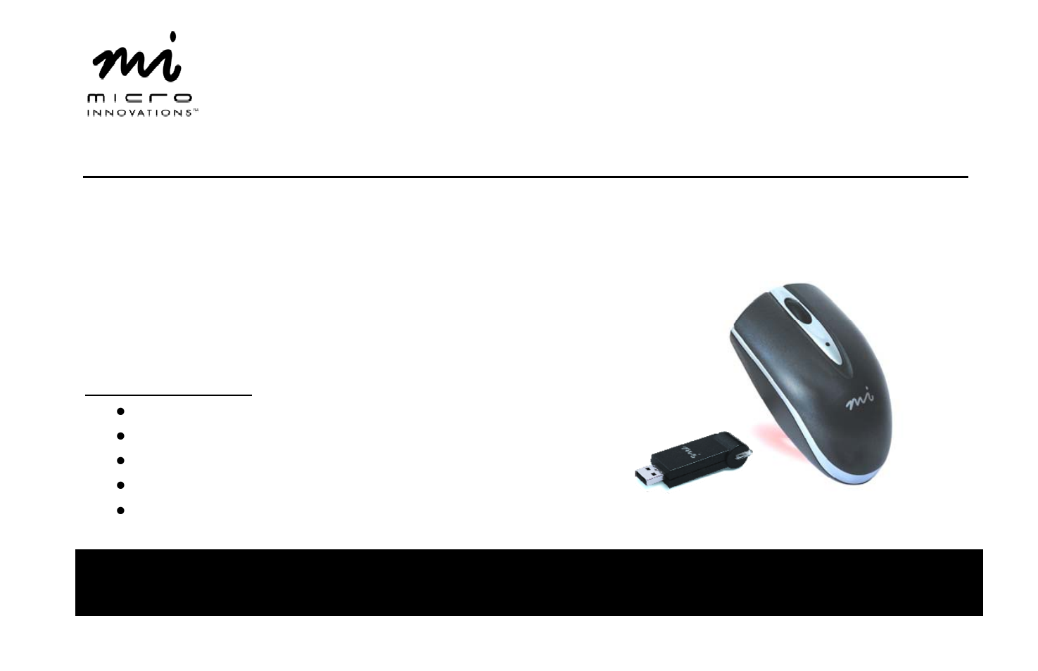 Micro Innovations PD625P User Manual | 1 page