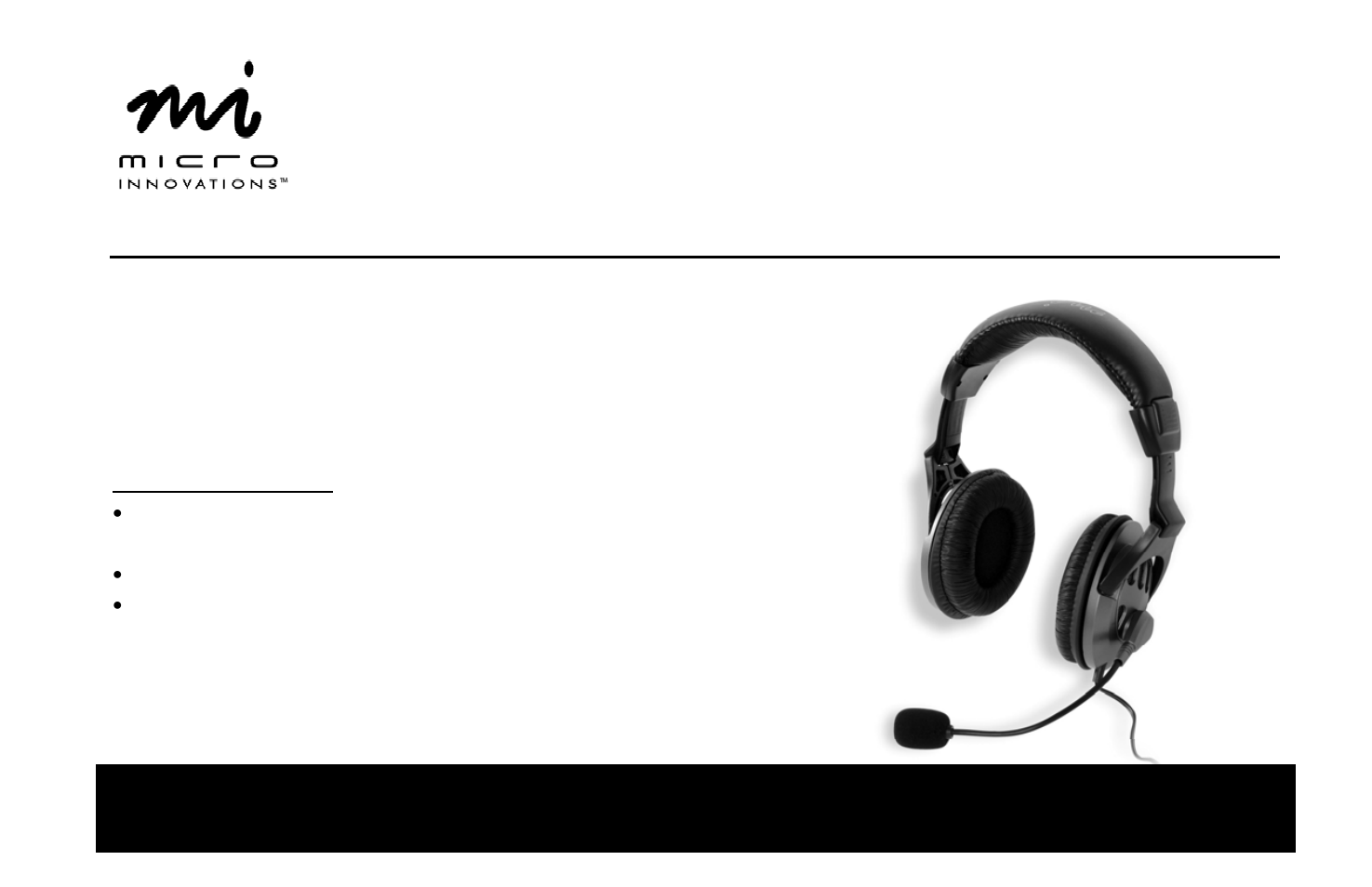 Micro Innovations VoiceMaster Premier MM 755H User Manual | 1 page