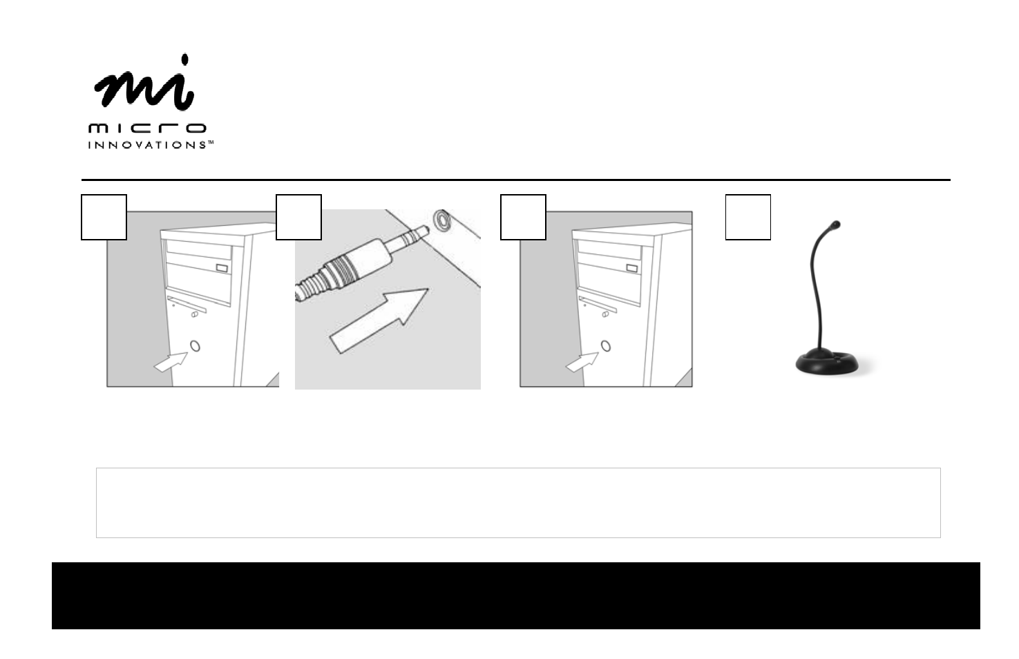 Micro Innovations MM820NCM User Manual | 1 page