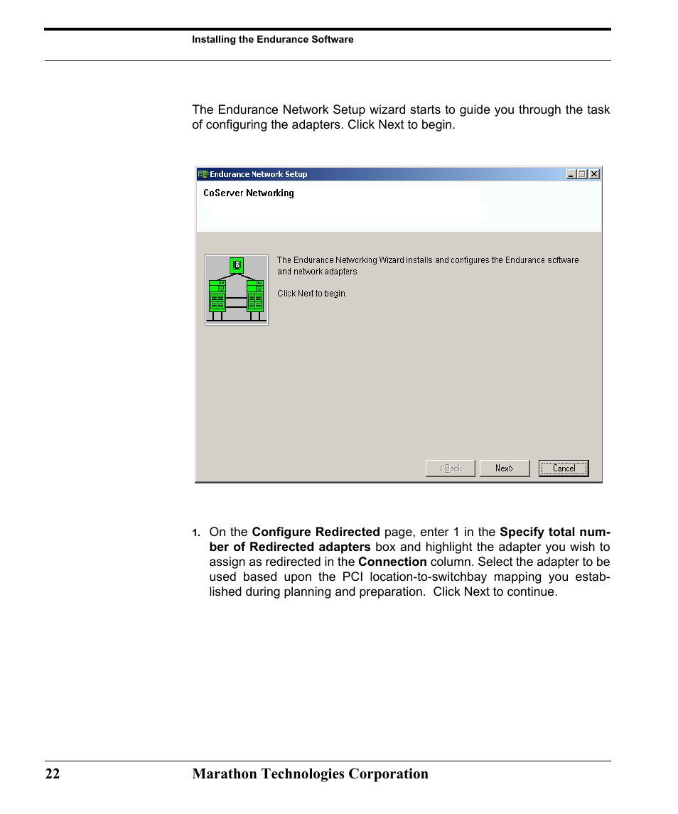 22 marathon technologies corporation | Marathon Computer FTvirtual Server User Manual | Page 28 / 50