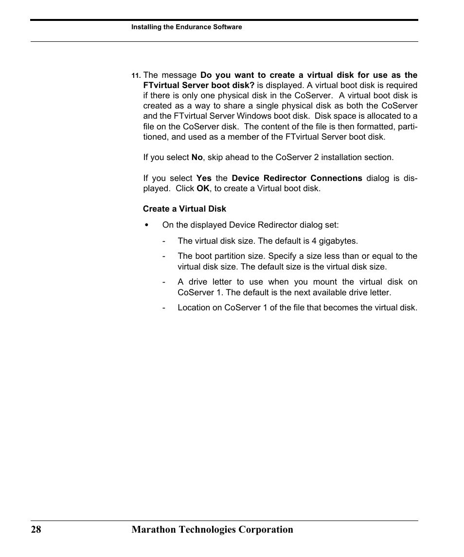 28 marathon technologies corporation | Marathon Computer FTvirtual Server User Manual | Page 34 / 50