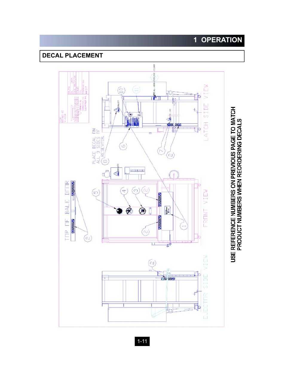 Marathon Computer Vertical Recycler Baler V-4224 User Manual | Page 13 / 31