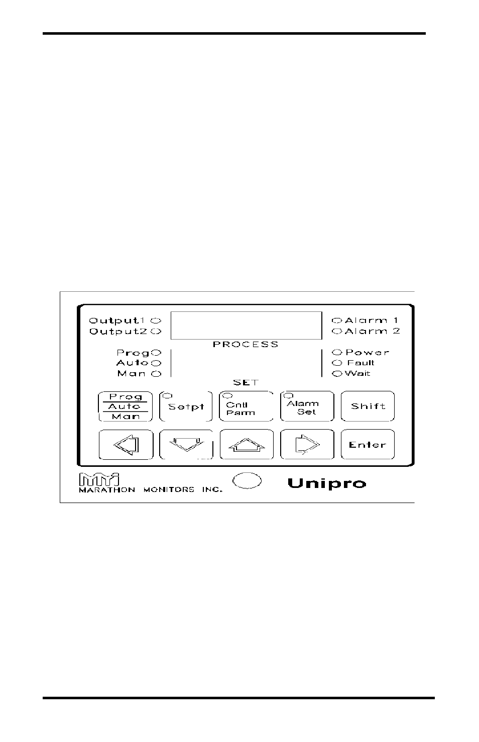 Marathon monitors inc, Setup and configuration, Front panel | Marathon Computer UNIPRO V3.5 User Manual | Page 20 / 211