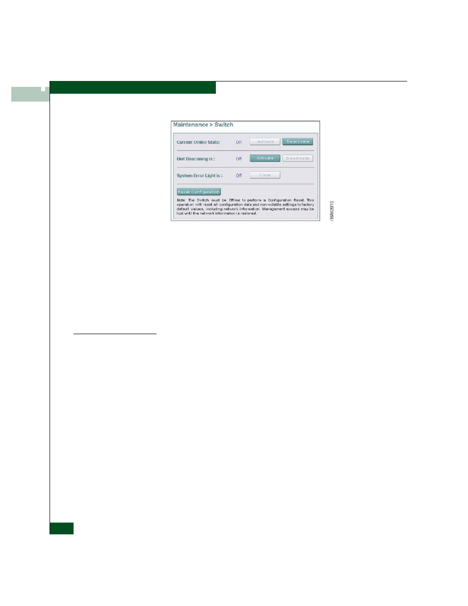 Block or unblock a port, Block or unblock a port -20, Switch view -20 | McDATA 4300 User Manual | Page 122 / 188