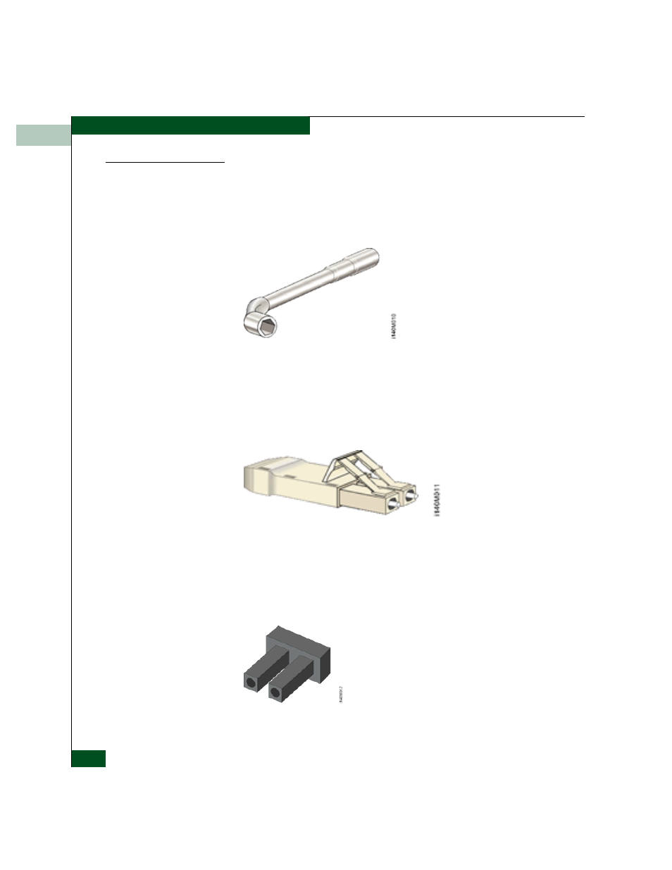 Tools supplied with the product, Tools supplied with the product -10, Door key -10 | Loopback plug -10, Fiber-optic protective plug -10 | McDATA 4300 User Manual | Page 32 / 188
