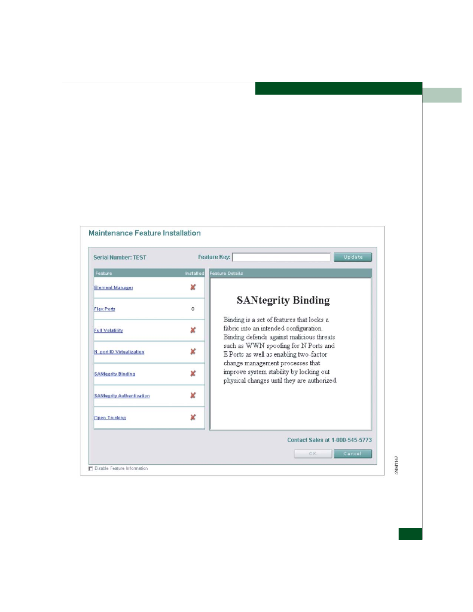 Maintenance feature installation view -21 | McDATA 4300 User Manual | Page 55 / 188
