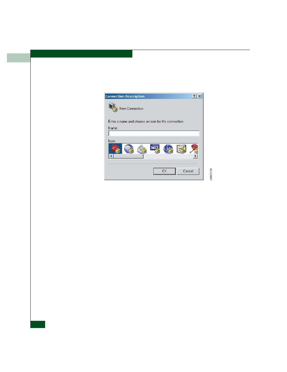 Connection description dialog box -24 | McDATA 4300 User Manual | Page 58 / 188