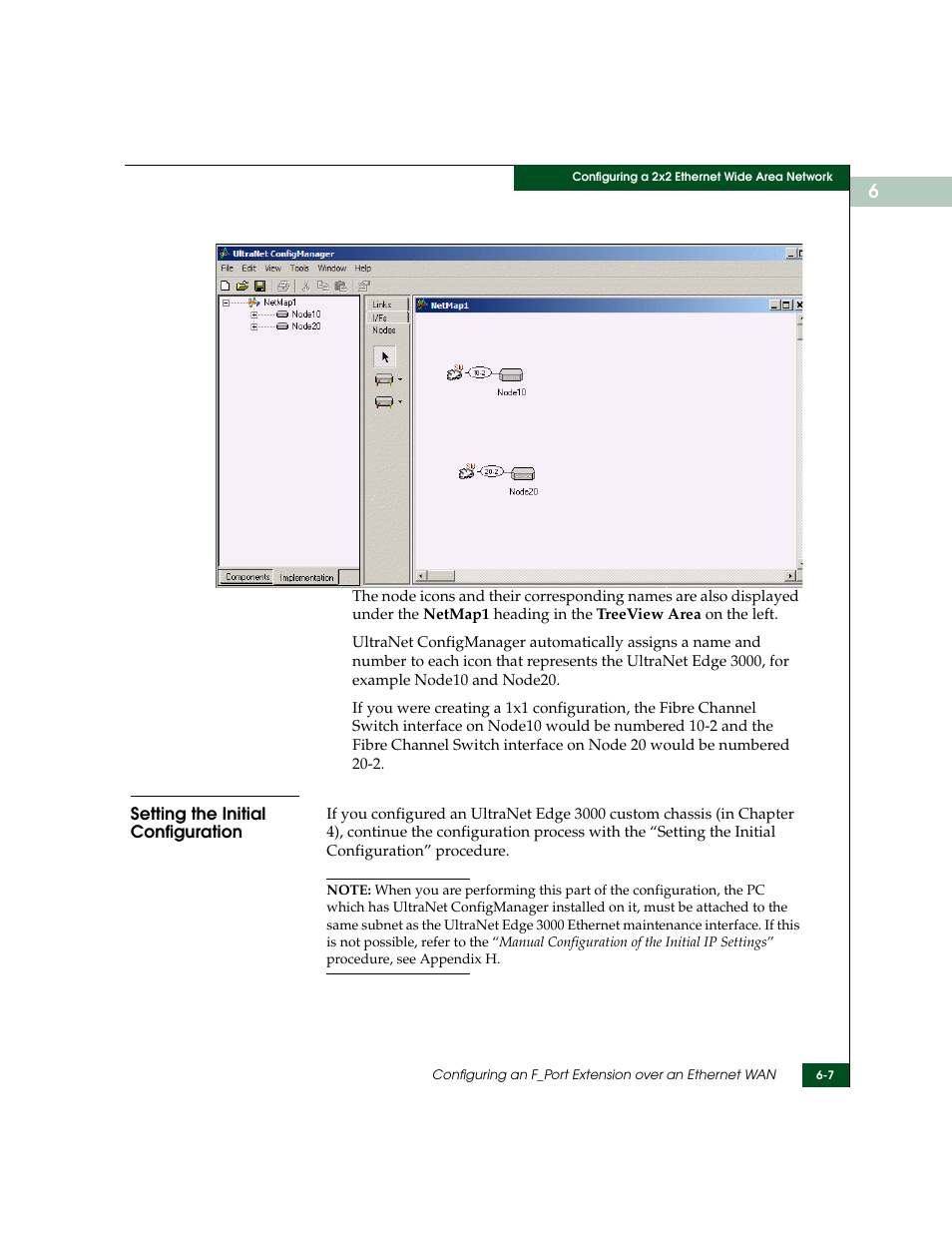 Setting the initial configuration, Setting the initial configuration -7 | McDATA ULTRANETTM EDGE STORAGE ROUTER 3000 User Manual | Page 113 / 428