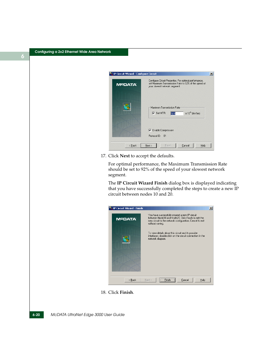 McDATA ULTRANETTM EDGE STORAGE ROUTER 3000 User Manual | Page 126 / 428