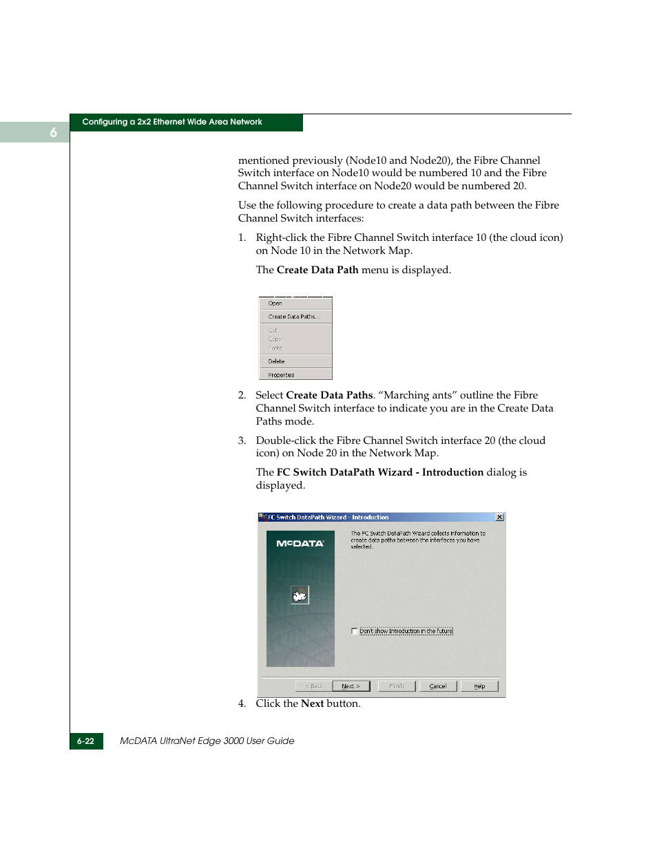 McDATA ULTRANETTM EDGE STORAGE ROUTER 3000 User Manual | Page 128 / 428