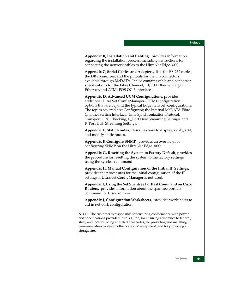 McDATA ULTRANETTM EDGE STORAGE ROUTER 3000 User Manual | Page 19 / 428