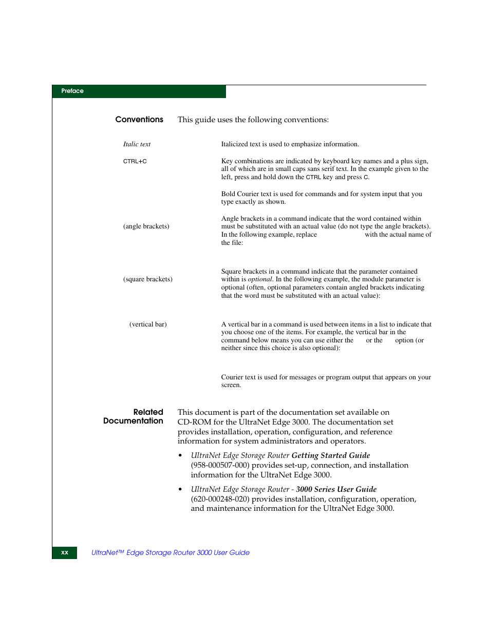 McDATA ULTRANETTM EDGE STORAGE ROUTER 3000 User Manual | Page 20 / 428