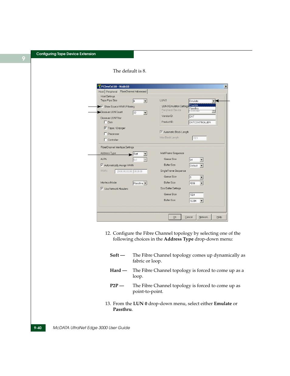 McDATA ULTRANETTM EDGE STORAGE ROUTER 3000 User Manual | Page 248 / 428