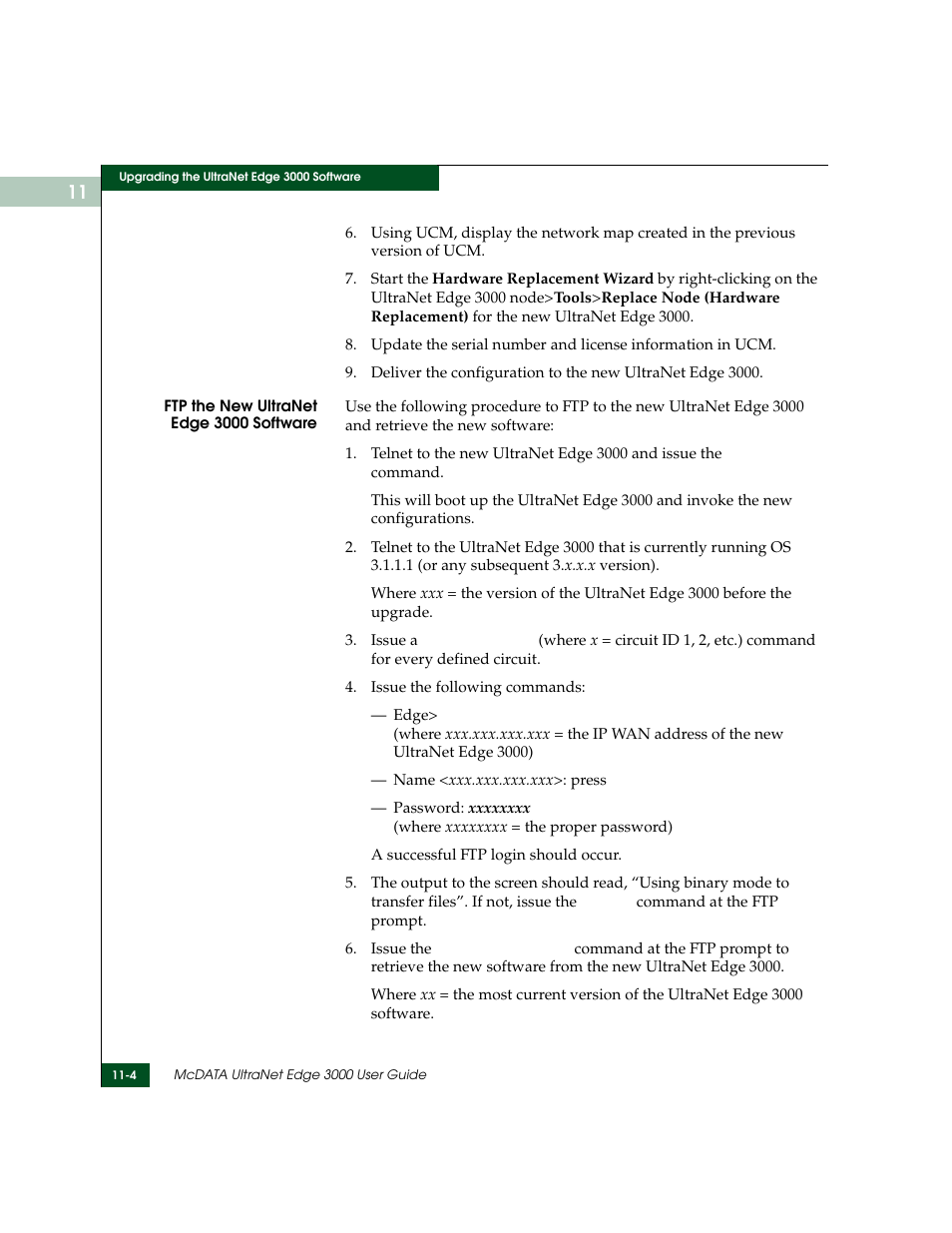 McDATA ULTRANETTM EDGE STORAGE ROUTER 3000 User Manual | Page 266 / 428