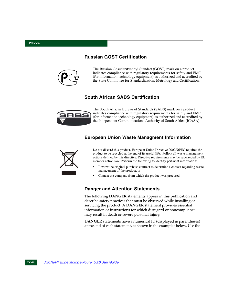 McDATA ULTRANETTM EDGE STORAGE ROUTER 3000 User Manual | Page 28 / 428