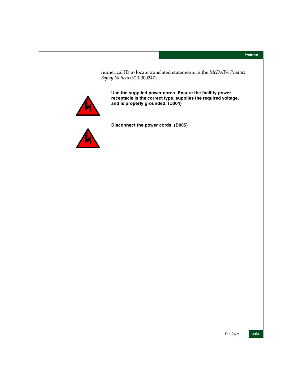 McDATA ULTRANETTM EDGE STORAGE ROUTER 3000 User Manual | Page 29 / 428