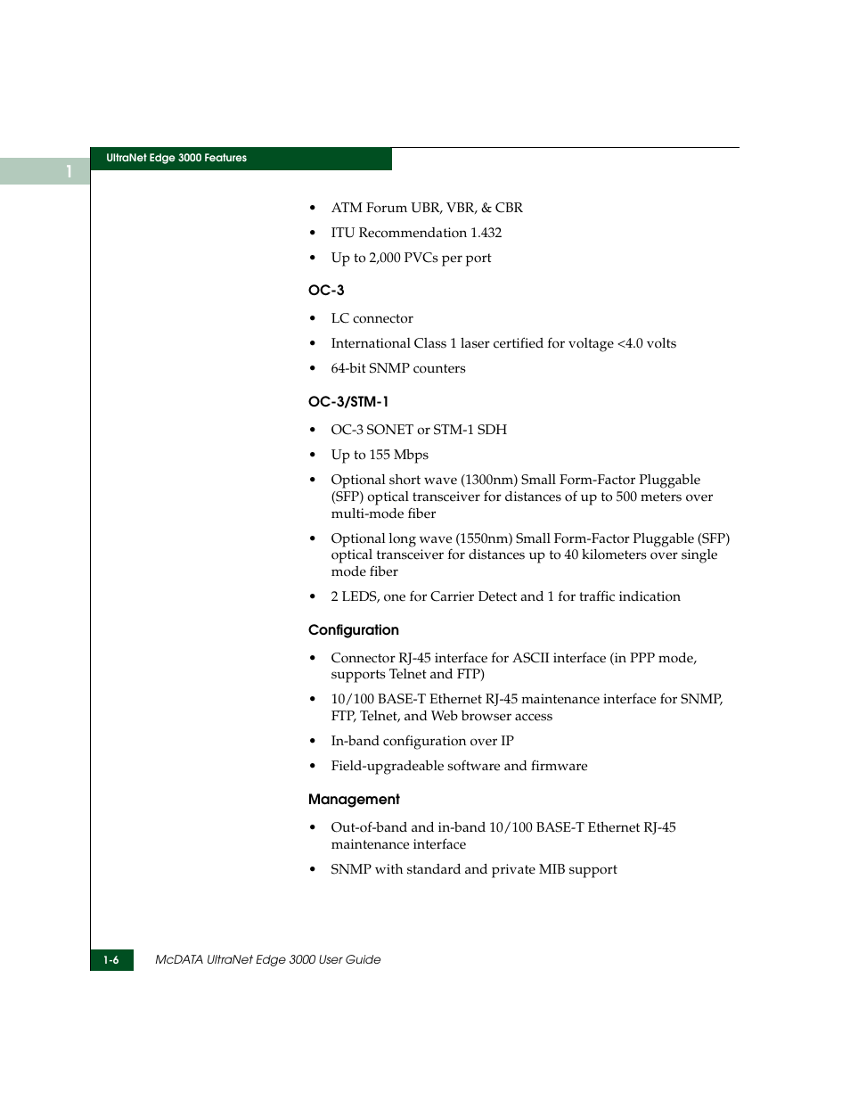 McDATA ULTRANETTM EDGE STORAGE ROUTER 3000 User Manual | Page 38 / 428