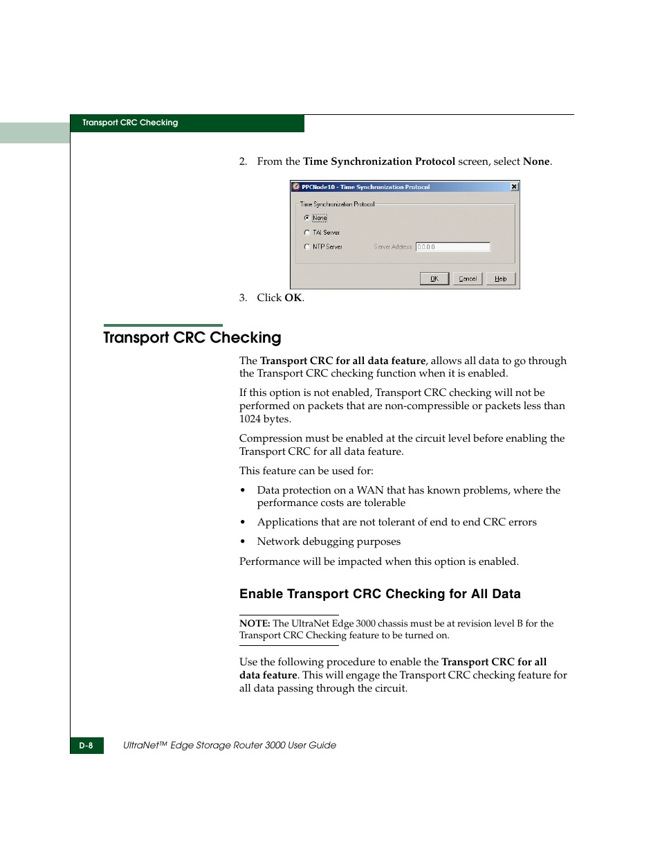 Transport crc checking | McDATA ULTRANETTM EDGE STORAGE ROUTER 3000 User Manual | Page 380 / 428