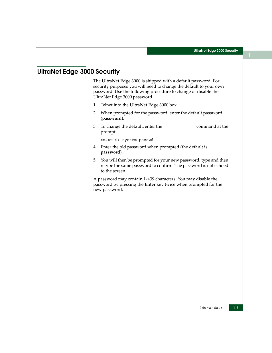 Ultranet edge 3000 security, Ultranet edge 3000 security -7 | McDATA ULTRANETTM EDGE STORAGE ROUTER 3000 User Manual | Page 39 / 428