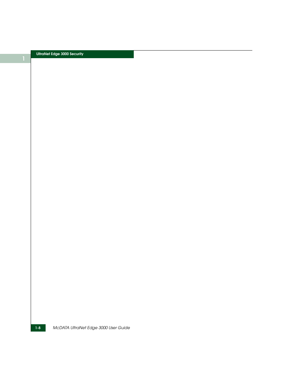 McDATA ULTRANETTM EDGE STORAGE ROUTER 3000 User Manual | Page 40 / 428
