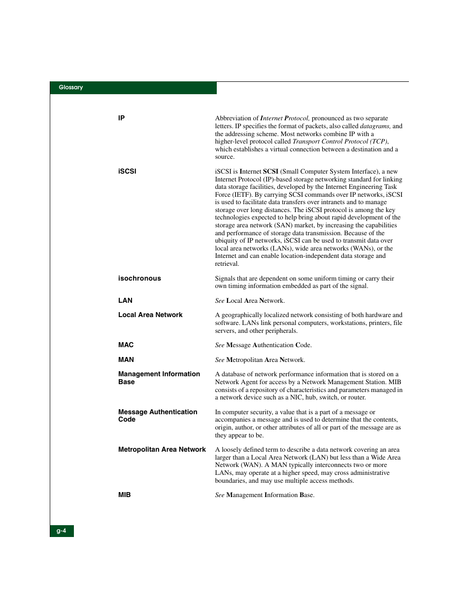McDATA ULTRANETTM EDGE STORAGE ROUTER 3000 User Manual | Page 418 / 428