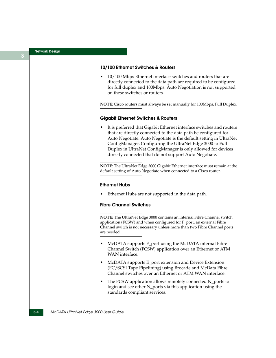 McDATA ULTRANETTM EDGE STORAGE ROUTER 3000 User Manual | Page 58 / 428