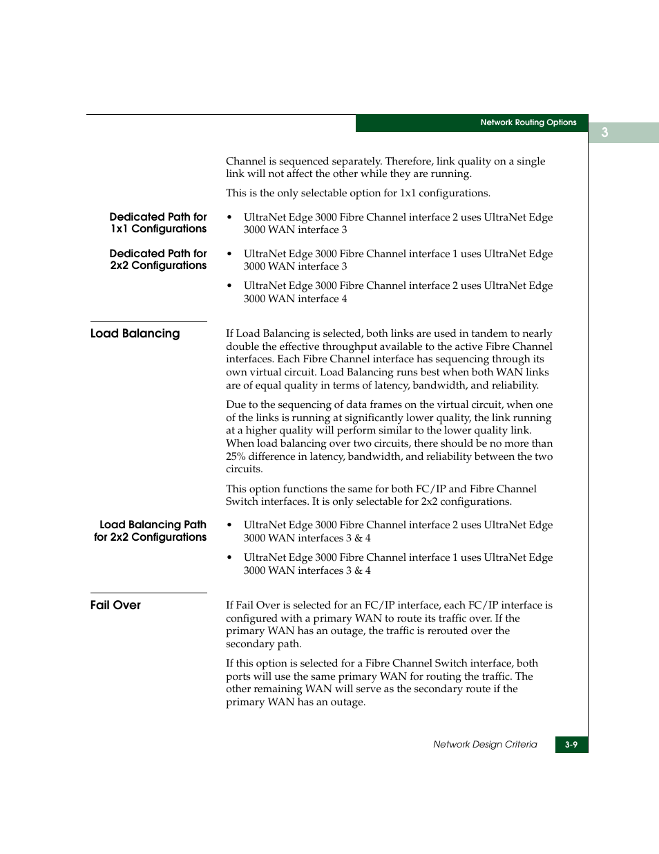 Load balancing, Fail over, Load balancing -9 fail over -9 | McDATA ULTRANETTM EDGE STORAGE ROUTER 3000 User Manual | Page 63 / 428